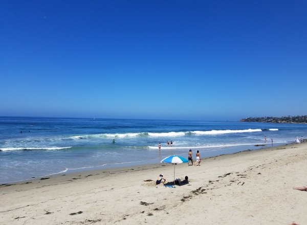 St Anns Street Beach Laguna Beach California